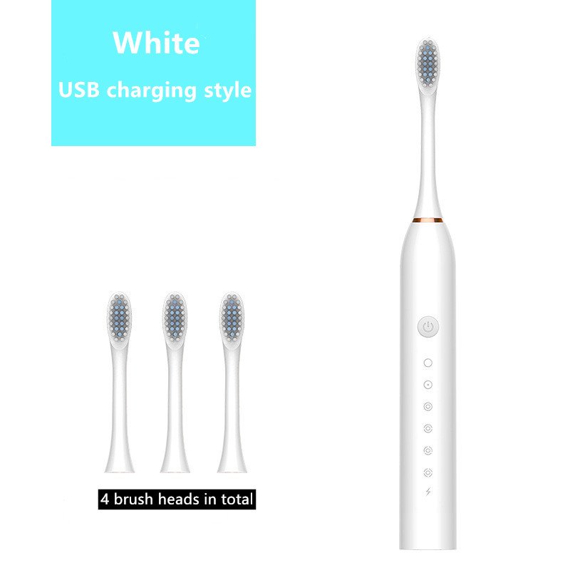 Sonic Vibration 6-Speed Adult Soft Toothbrush
