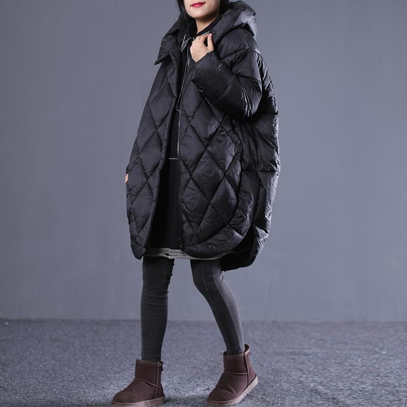 Mid-length hooded cotton jacket - Image 3