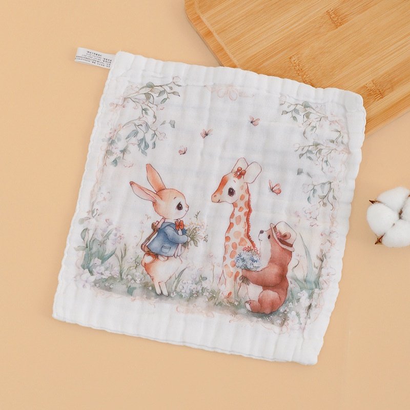 Gauze Newborn Baby Gift Washcloth Toddler Towel - Image 5