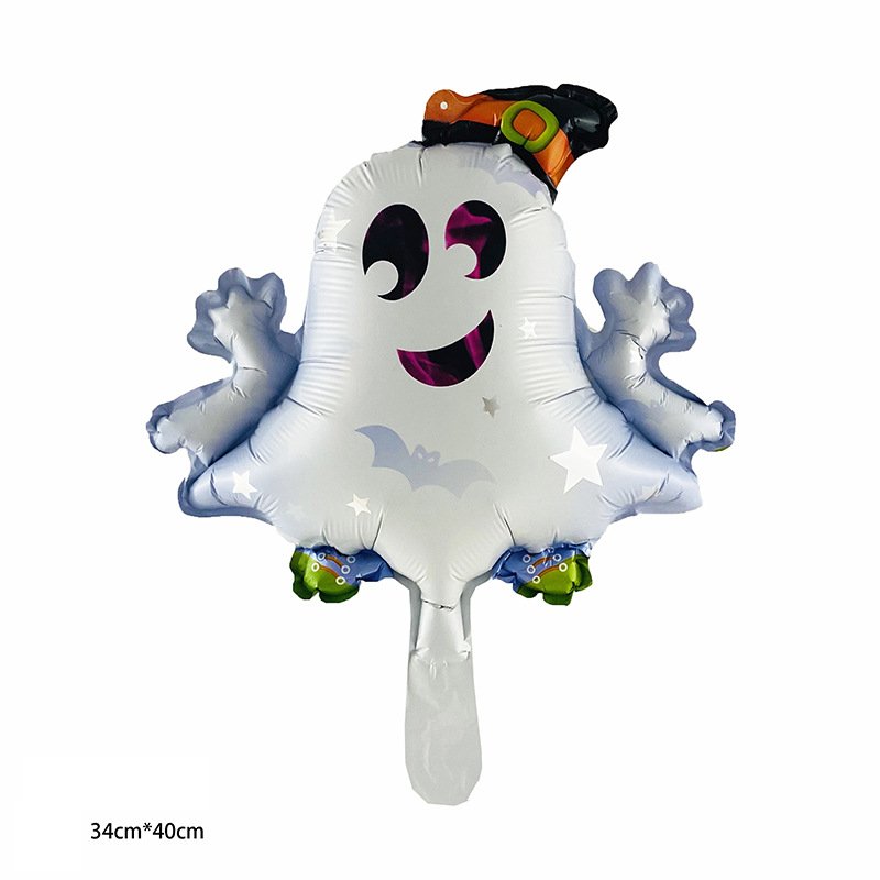 Mini Halloween Balloon Skull Pumpkin Bat Spider Aluminum Film Balloon - Image 10