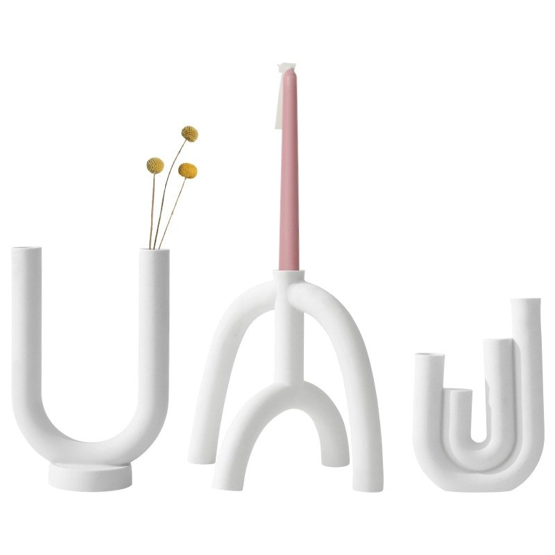 Ceramic Candlestick ornaments - Image 5