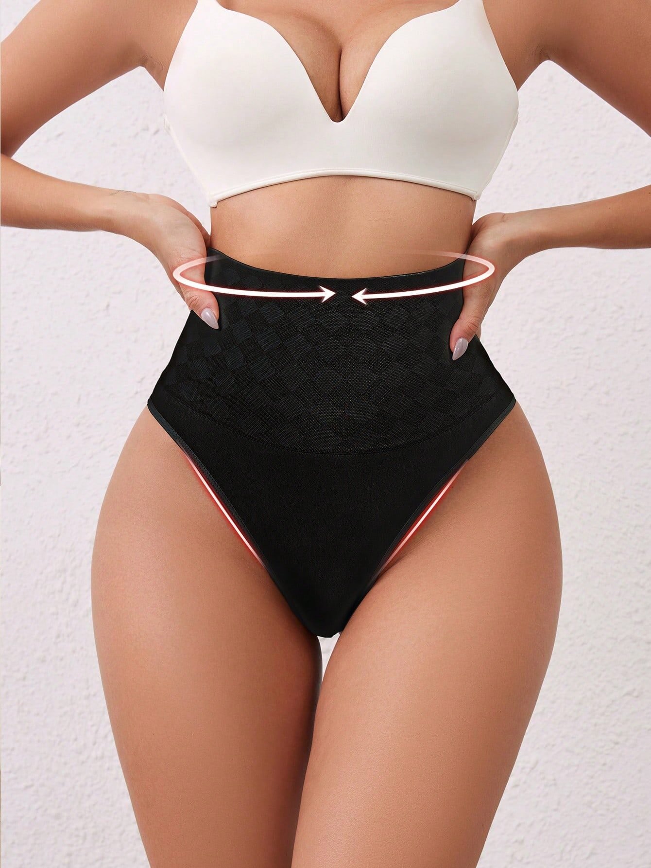 High-Waisted Shapewear Thong Tummy Control Butt Lifter Full Body Slimming Seamless Body Shaper - Image 18