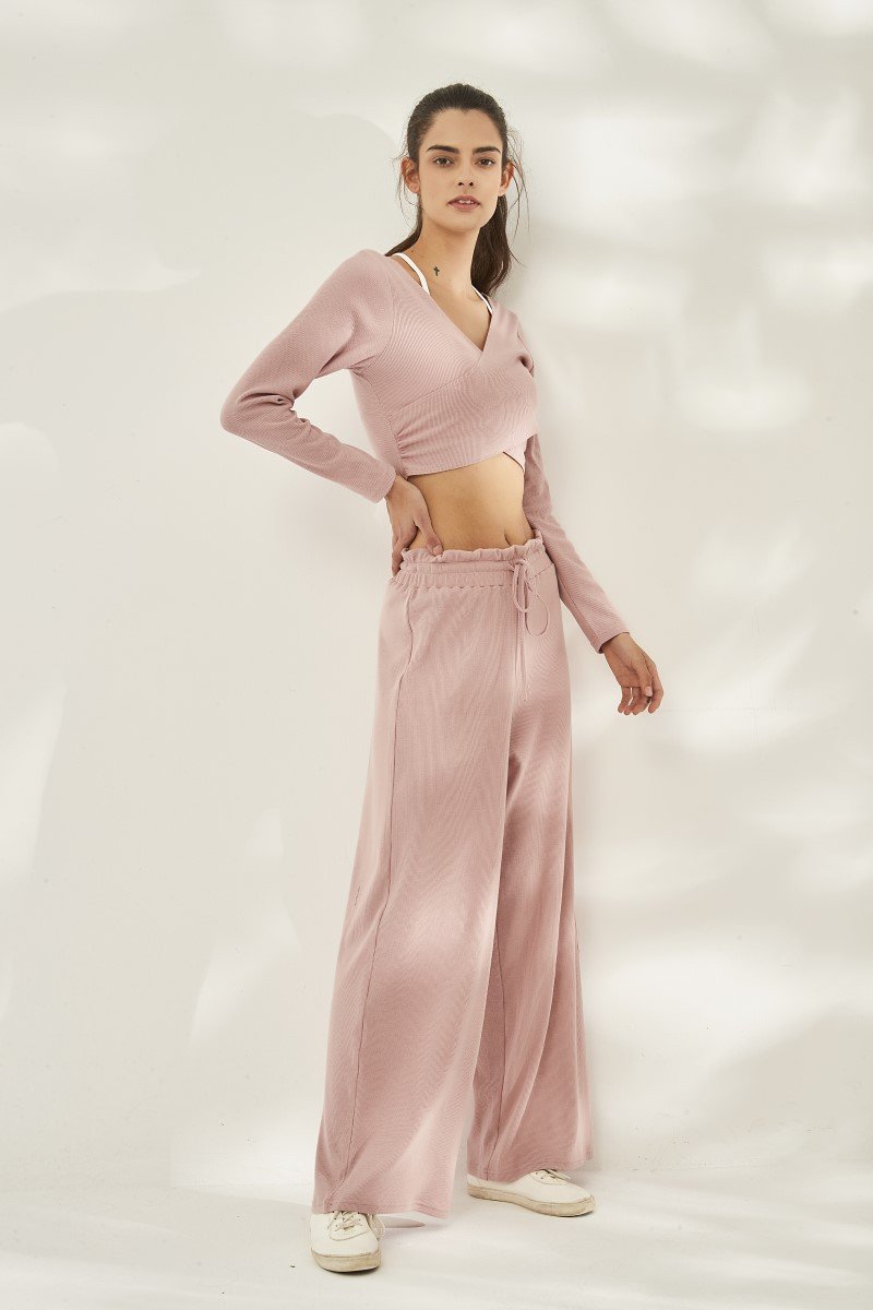V-neck breathable sports long-sleeved quick-drying clothes - Image 3