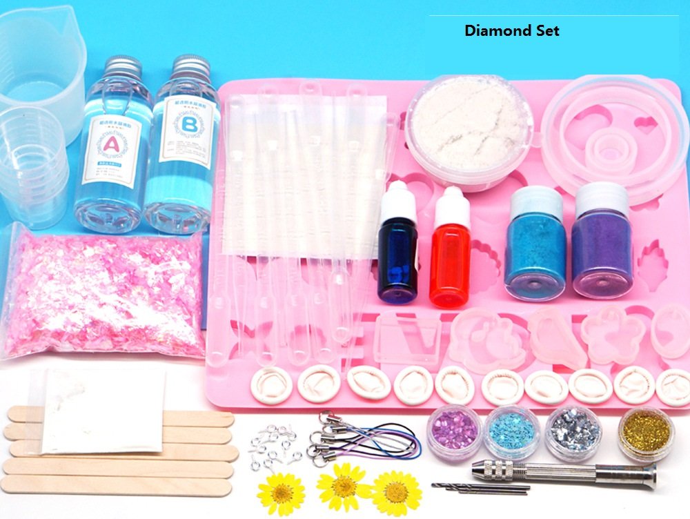 Silicone Casting Molds And DIY Crystal Epoxy Tool Set