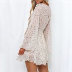 Lace-up holiday skirt