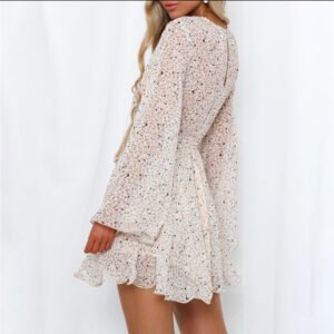 Lace-up holiday skirt
