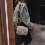 Textured sequin crossbody shoulder bag