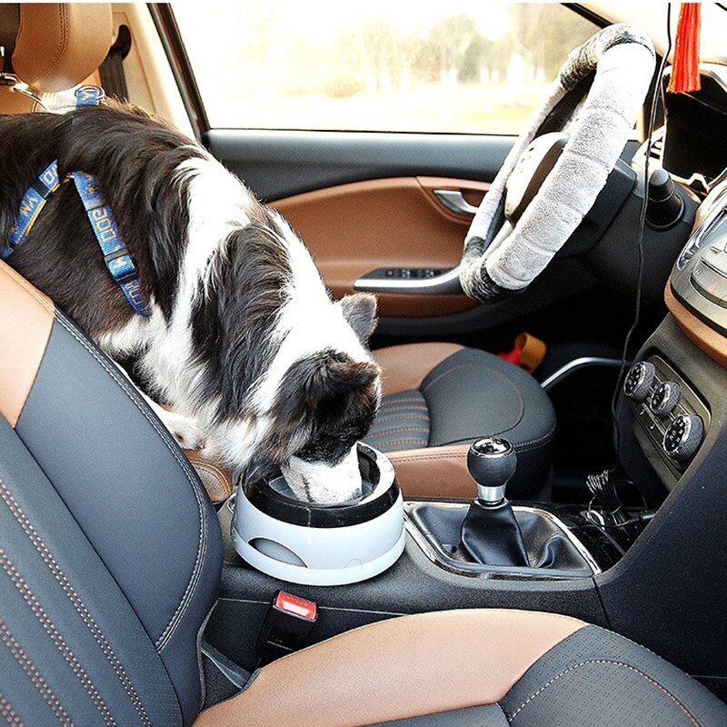 Pet Dog Bowls Floating Not Wetting Mouth Cat Bowl No Spill Drinking Water Feeder Plastic Portable Dog Bowl Dog Accessories - Image 2