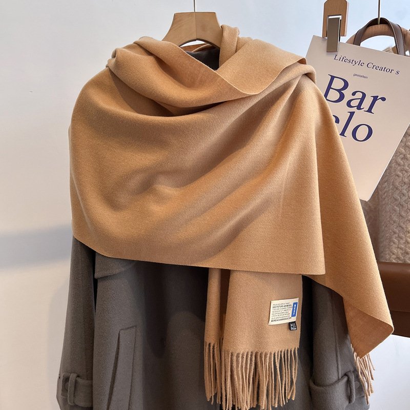 High-end Versatile Shawl Warm Thickened Scarf Dual-purpose - Image 3