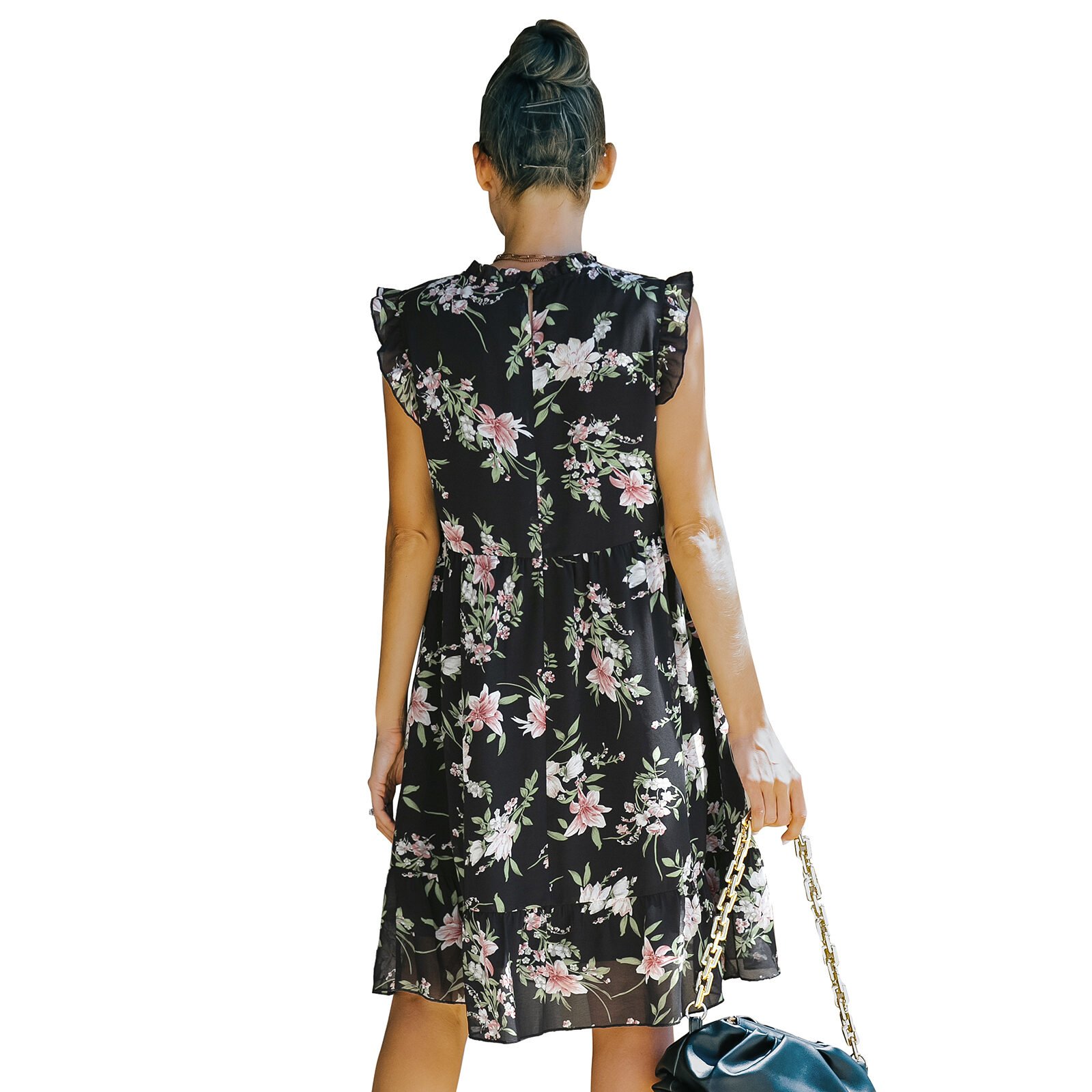 European And American Style Floral Skirt - Image 8