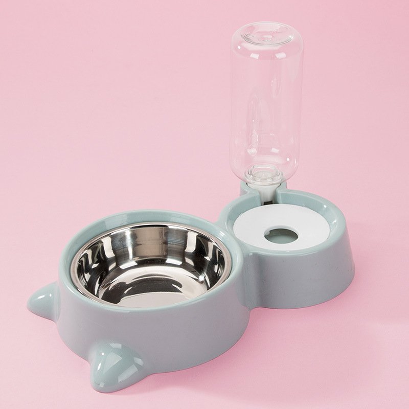 Double Bowl Automatic Feeder Drinking Water Pet Supplies - Image 2