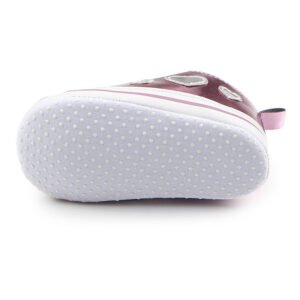 Bright leather love soft bottom toddler shoes