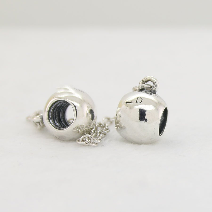 S925 sterling silver safety chain - Image 2
