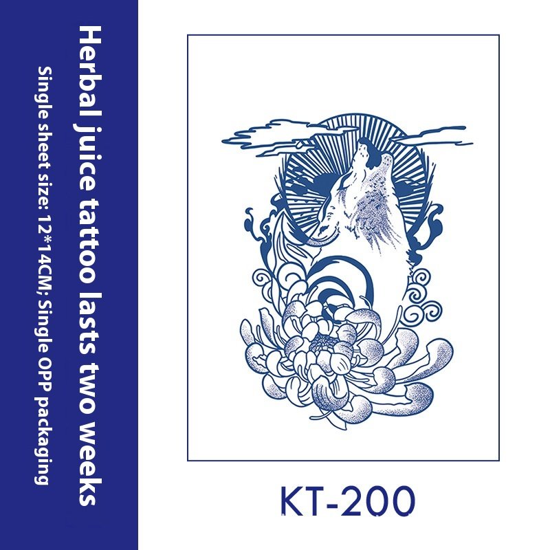 Tattoo Sticker English Letters Ins Style Men's Dark Women's Waterproof - Image 42