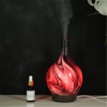 Black and White Gray Ceramic Ultrasonic Aroma Diffuser