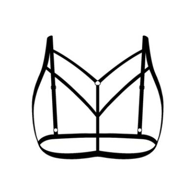 Sexy straps solid color elastic band fashion bra - Image 6