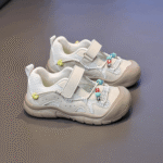 2026 Summer New Girls Closed-Toe Sandals, Kids Mesh Hook-and-Loop Sneakers, Hollow Out Princess Mesh Shoes For Little Girls