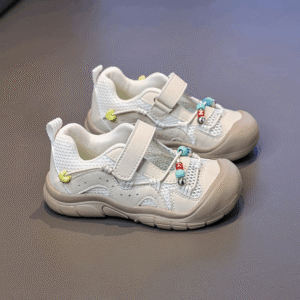 2026 Summer New Girls Closed-Toe Sandals, Kids Mesh Hook-and-Loop Sneakers, Hollow Out Princess Mesh Shoes For Little Girls