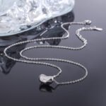 925 Silver Necklace Women's Sterling Silver Acacia Red Bean Pendant Light And Luxury Design