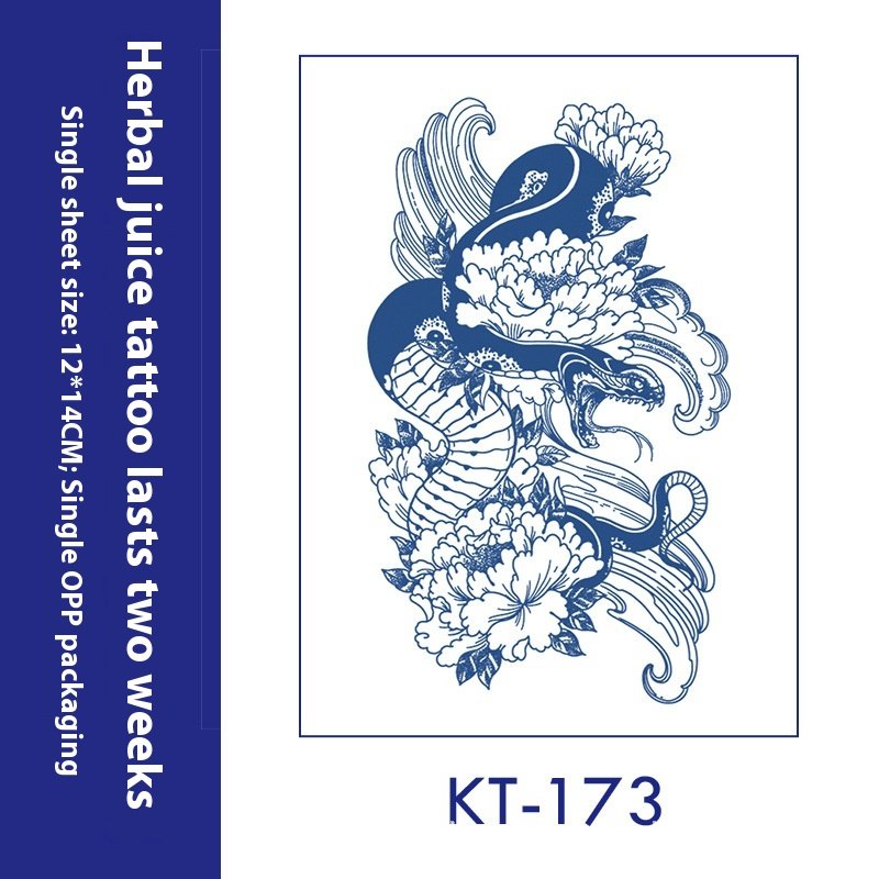 Tattoo Sticker English Letters Ins Style Men's Dark Women's Waterproof - Image 32
