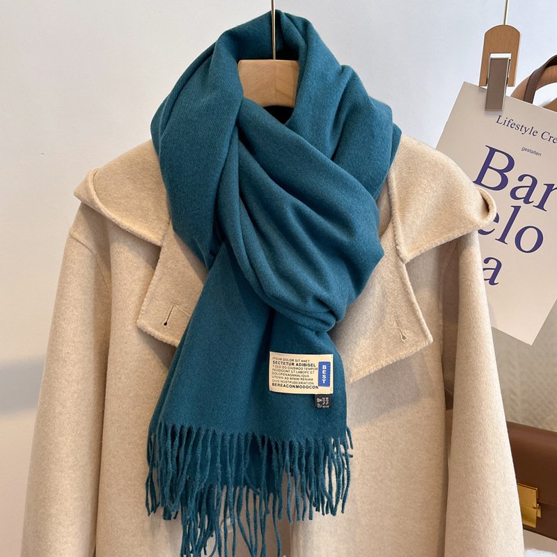 High-end Versatile Shawl Warm Thickened Scarf Dual-purpose - Image 19