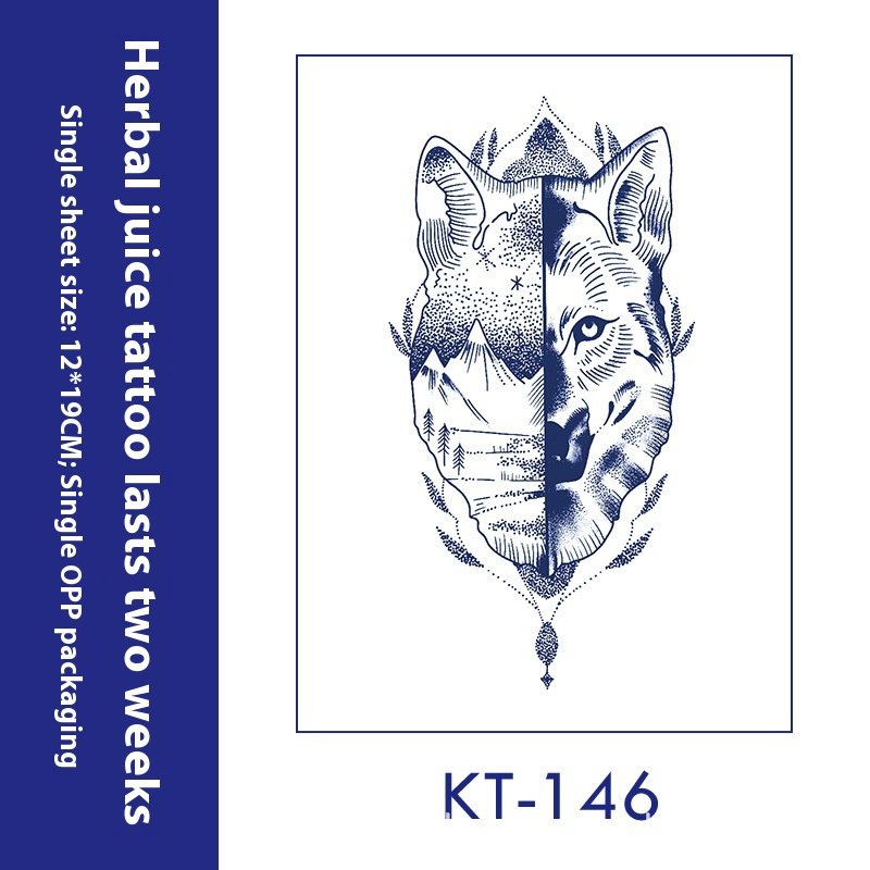 Tattoo Sticker English Letters Ins Style Men's Dark Women's Waterproof - Image 15