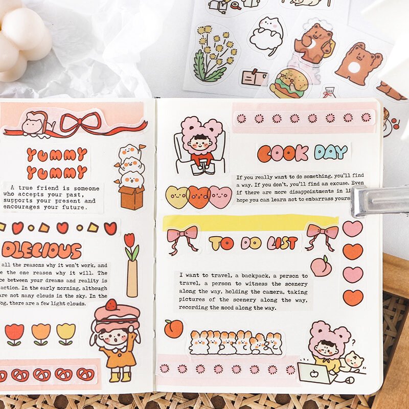 Handbook Sticker Set Handbook Decorative Small Pattern - Image 3