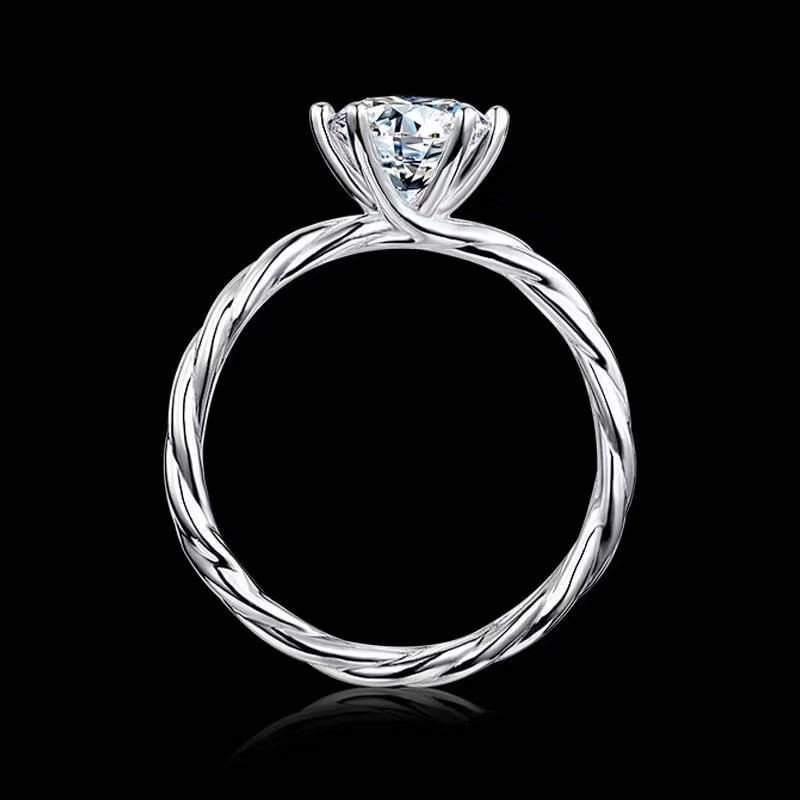 Women's Fashion Simple Moissanite Vine Ring - Image 4