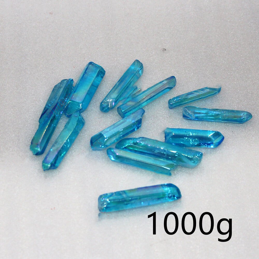 Natural Crystal Plating Blue Crystal Column Ornaments - Image 7