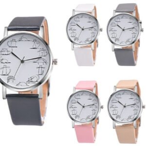 Lazy Cute Cat Female Child Student Watch