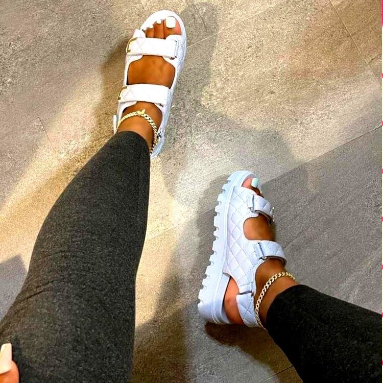 Velcro Platform Sandals - Image 2