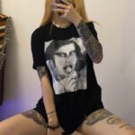Printed short sleeve t-shirt