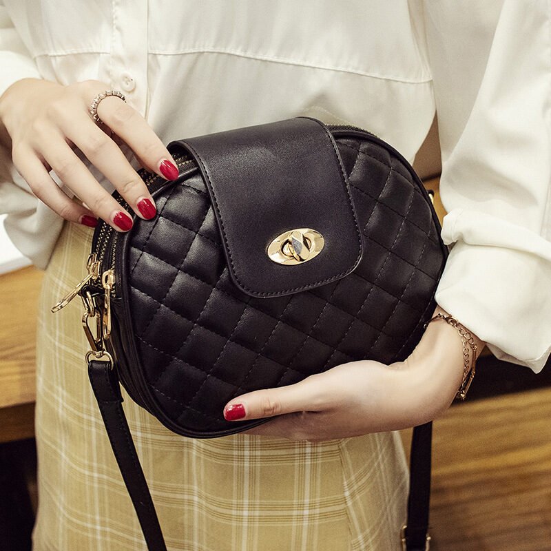 Lingge three-layer female bag shoulder - Image 5