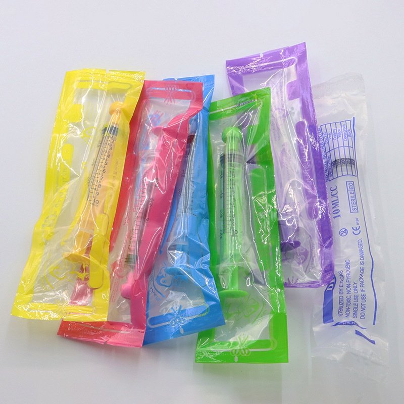 Pet Colorful Plastic Syringe Feeder Plastic Syringe - Image 3