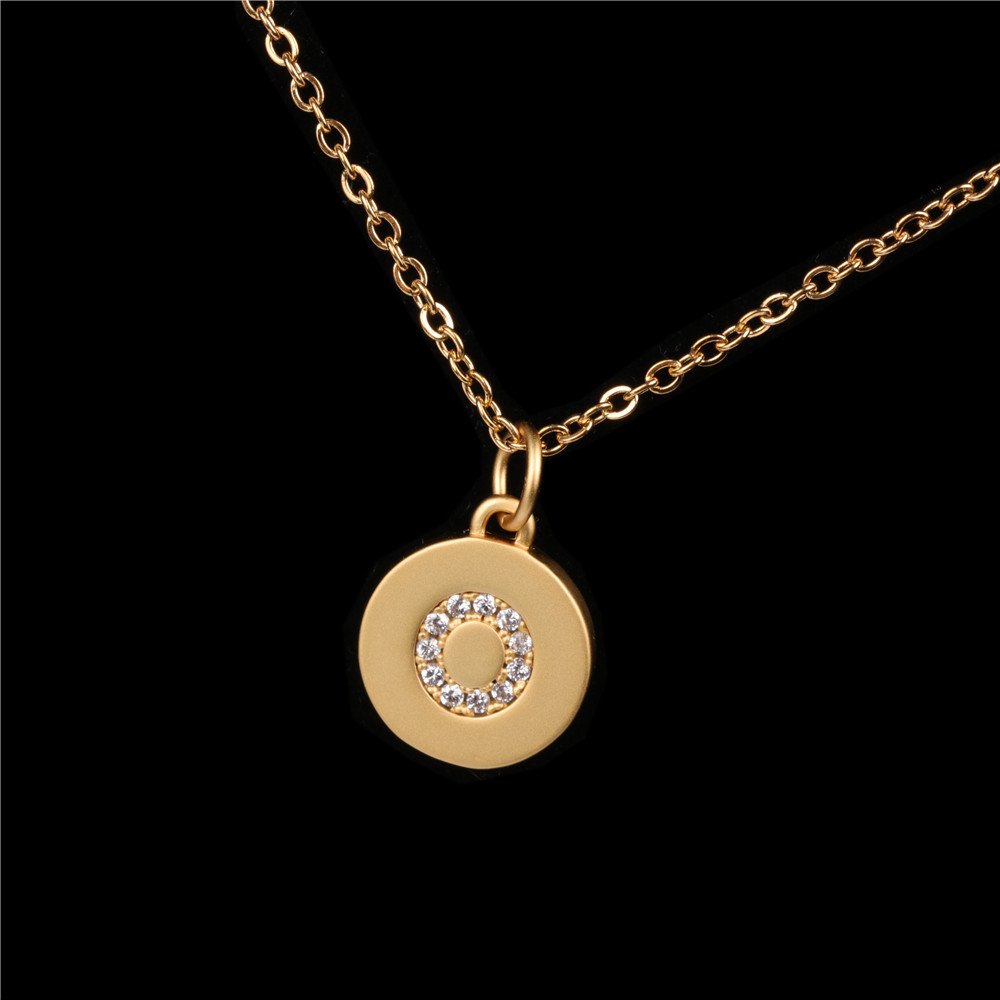 26 English Letter Pendant With Diamond Frosted Matte - Image 17