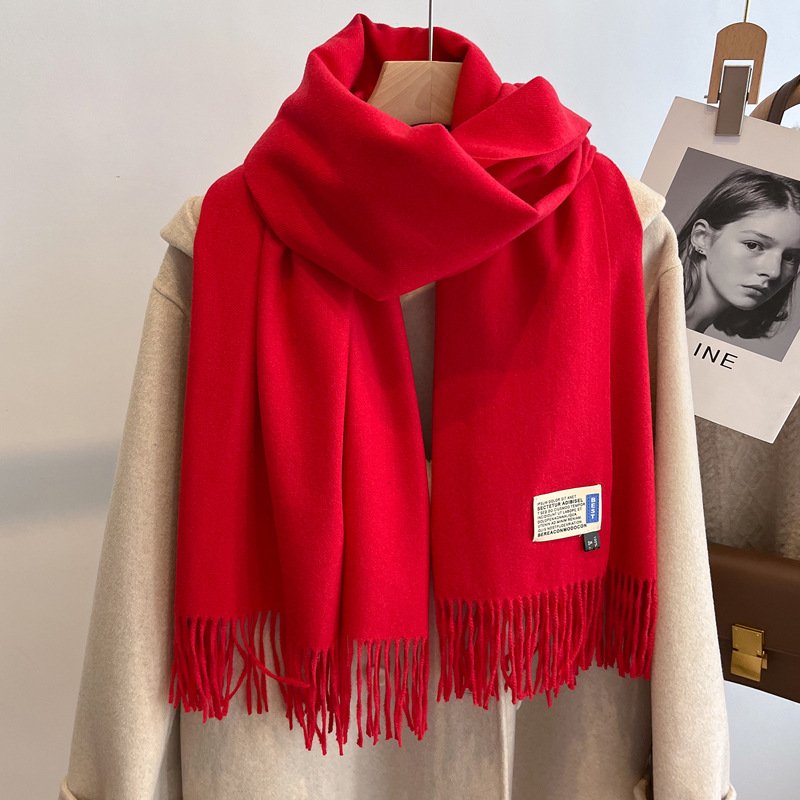 High-end Versatile Shawl Warm Thickened Scarf Dual-purpose - Image 15