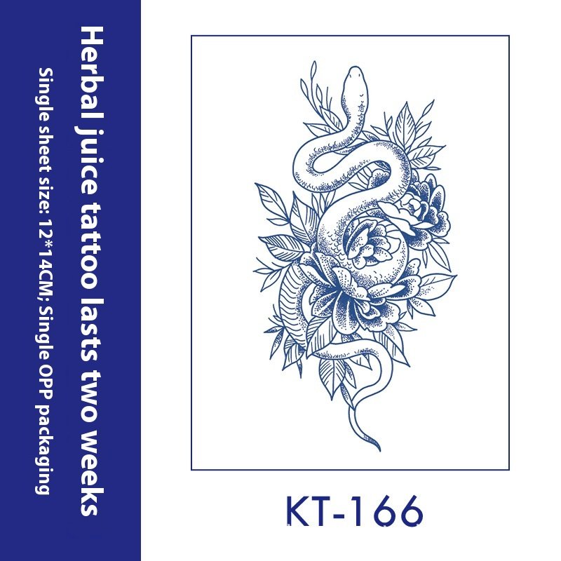 Tattoo Sticker English Letters Ins Style Men's Dark Women's Waterproof - Image 29