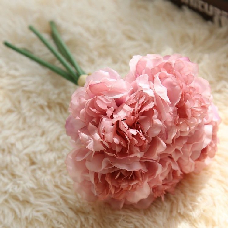 Peony artificial flower - Image 3