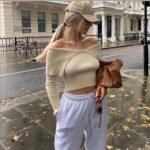 New Style Big Lapel Solid Color Sweater For Autumn And Winter