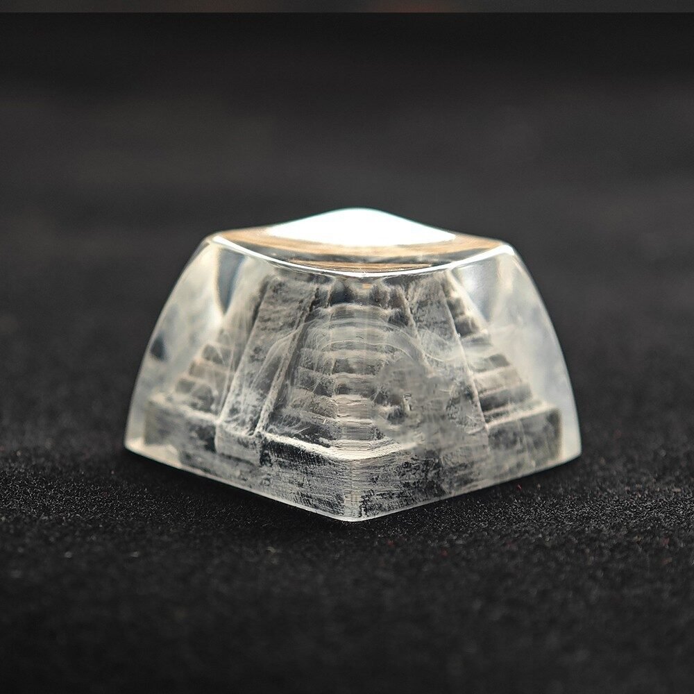 Mechanical Keyboard Snow Mountain Volcano Bird Home Epoxy Resin Keycap - Image 13