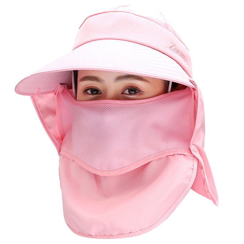 Full sunscreen folding sun hat
