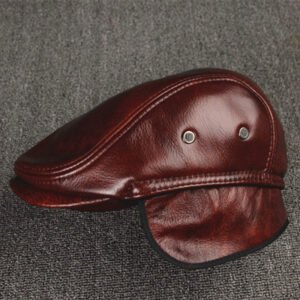 First Layer Cowhide Comfortable And Fashionable Sunscreen Beret
