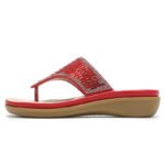 Flat bottom slope and bohemian rhinestone sandals