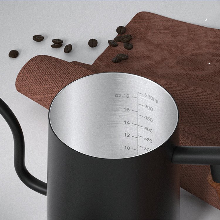 Stainless steel long-mouth slender pot - Image 3