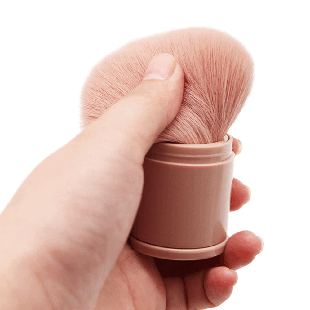 Quality Portable Convenient Retractable Makeup Brush Makeup Tools Accessories For Foundation Powder Eyeshadow Large Loose Powder Blush - Image 3
