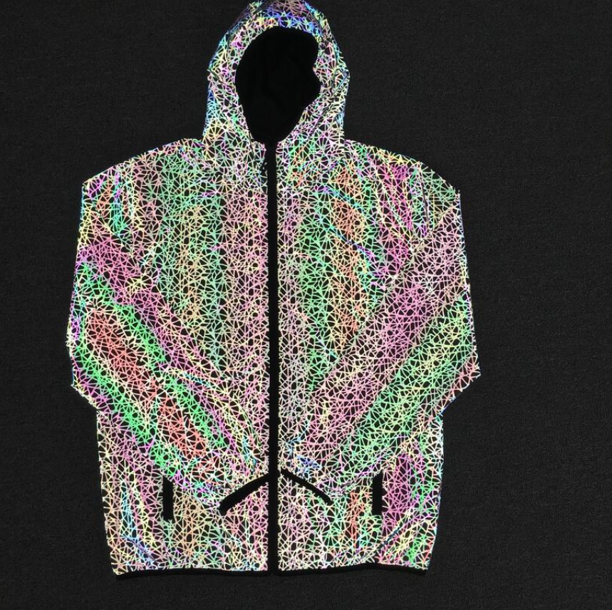 Super colorful chaotic reflective jacket - Image 2