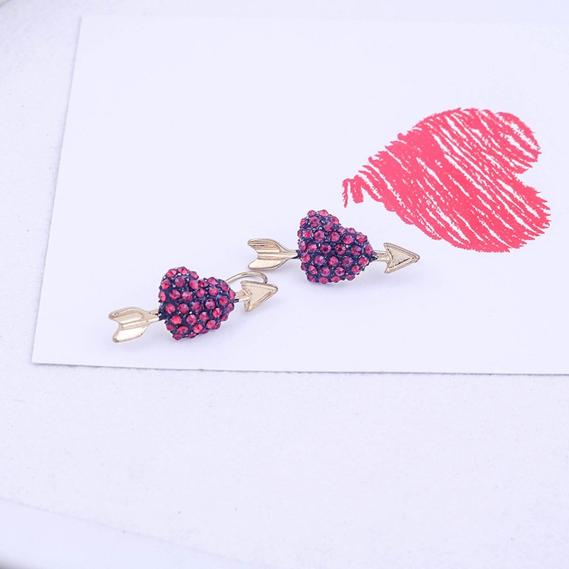 Girl red arrow pierced earrings - Image 2