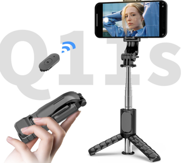 Q10S Lighting Selfie Stick Bluetooth Live All-in-One Multifunctional Portable Tripod - Image 4