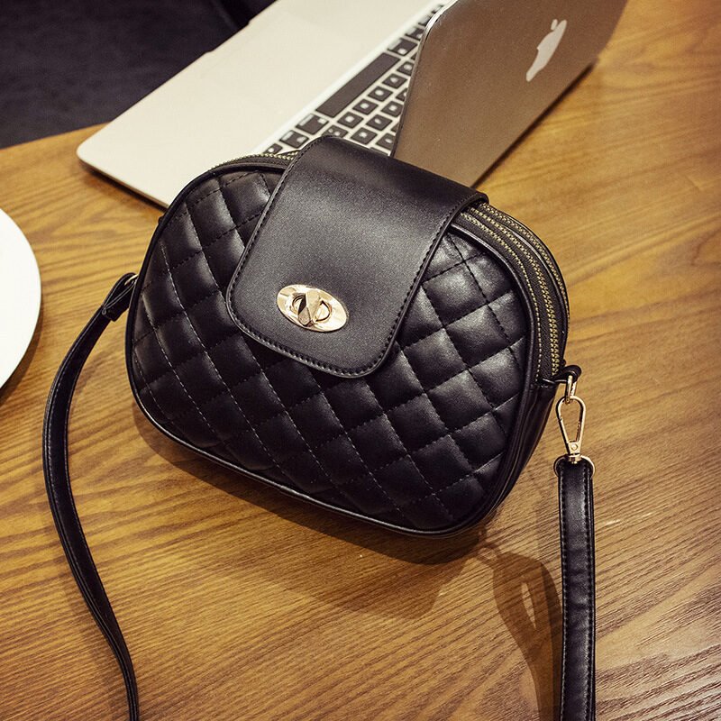 Lingge three-layer female bag shoulder - Image 3