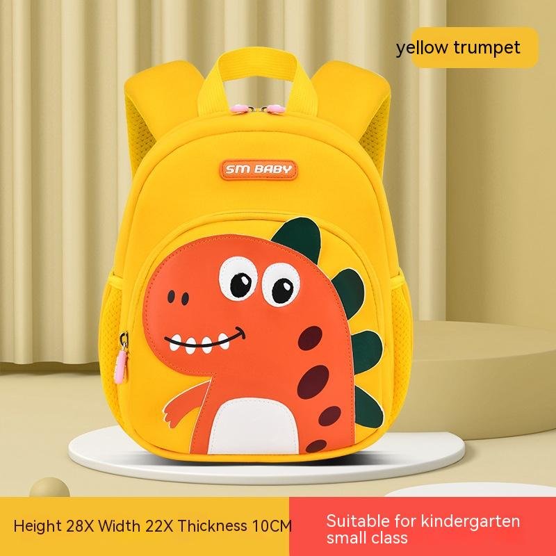 Men's And Women's Cute Fashion Dinosaur Neoprene Backpack - Image 12